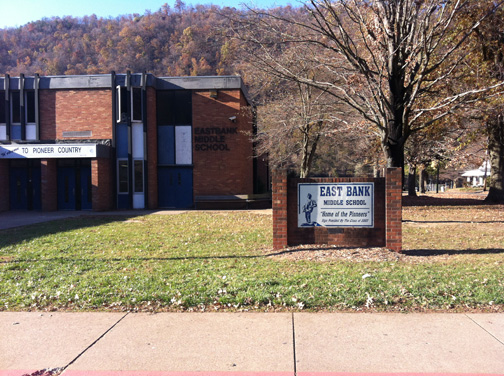 East Bank Middle School front